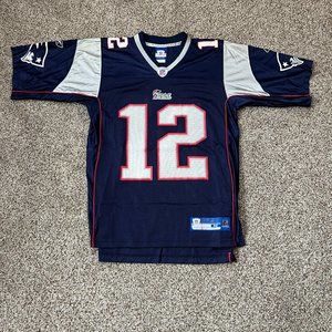 New England Patriots (Men's Med) Tom Brady Reebok Jersey - Excellent Condition